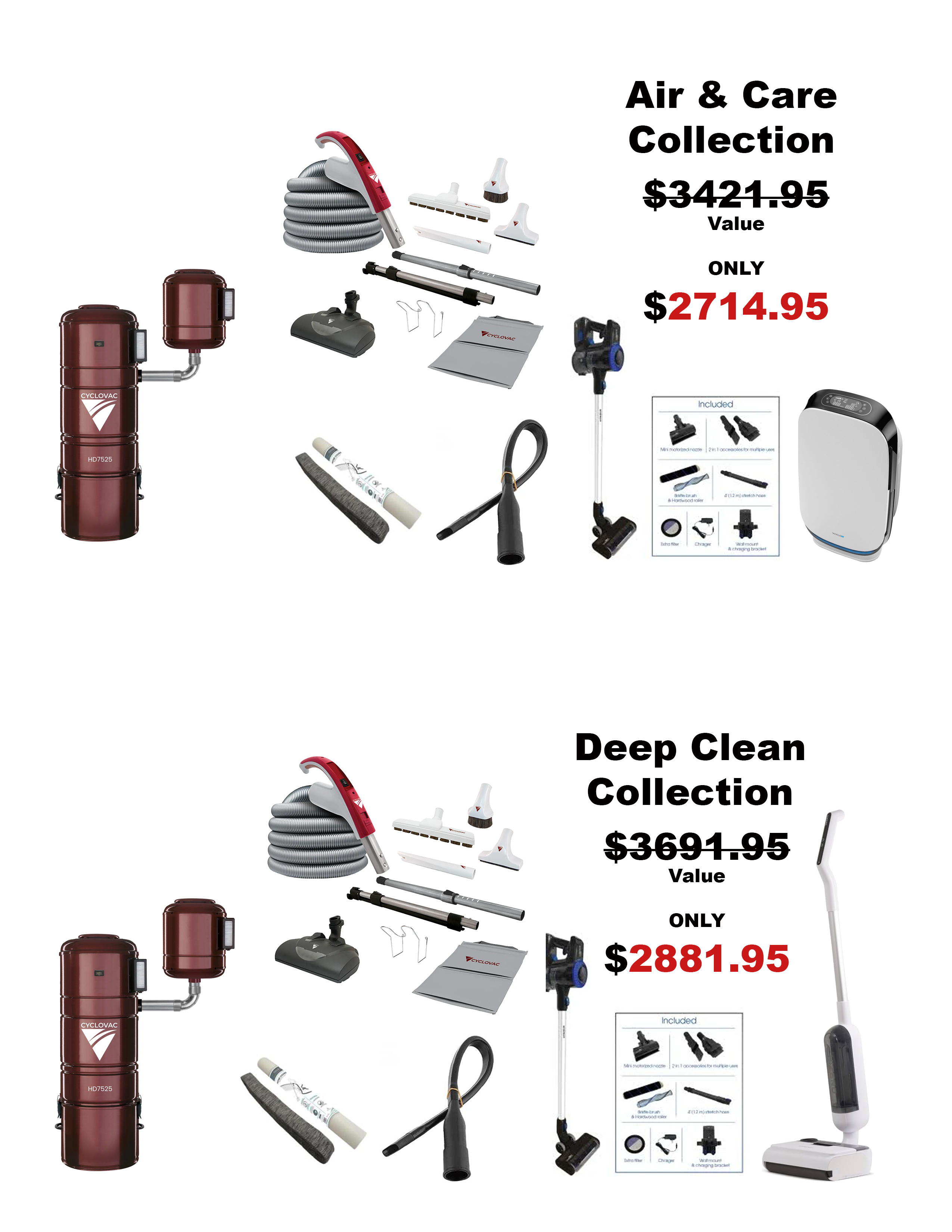 Exclusive Central Vacuum Packages - Vacuum Central