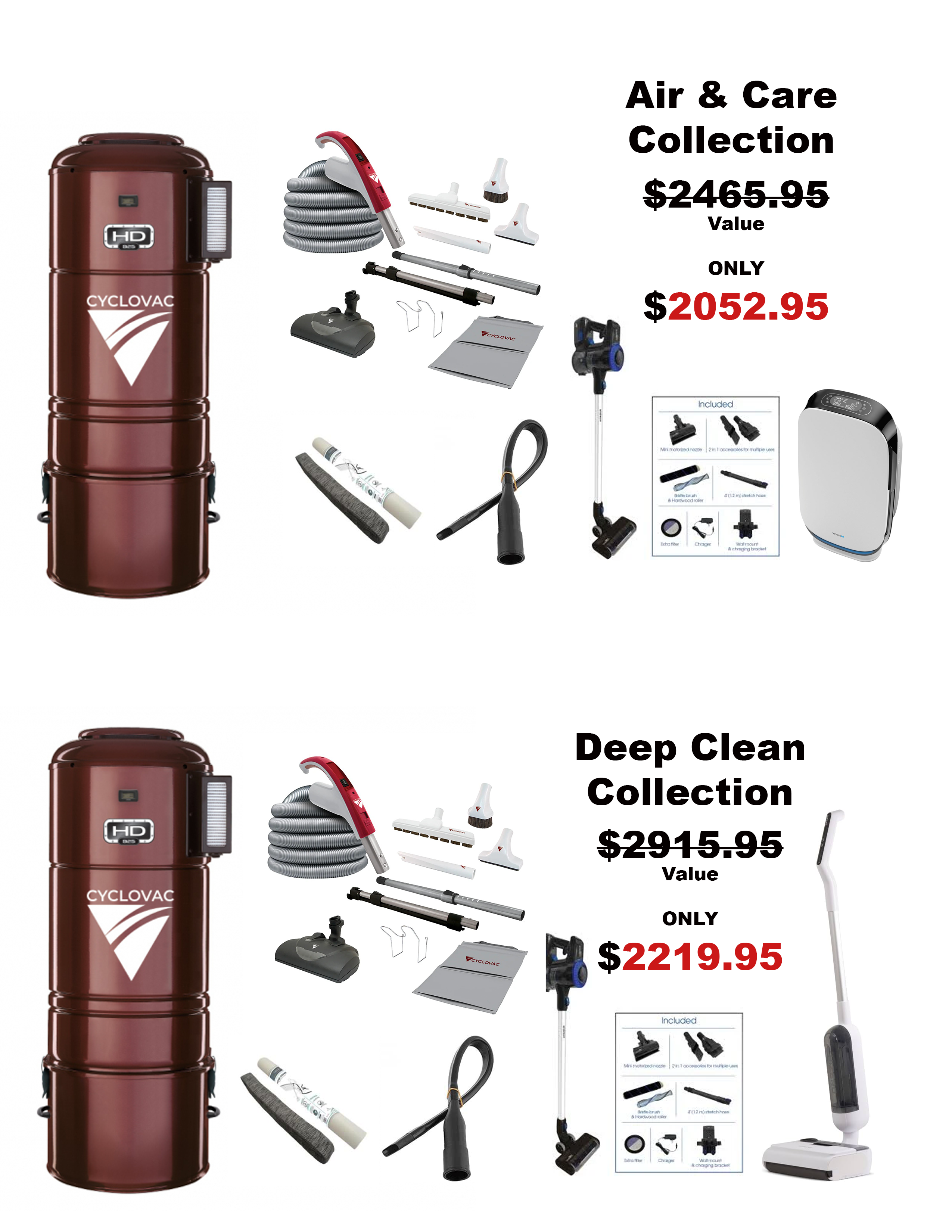Exclusive Central Vacuum Packages - Vacuum Central