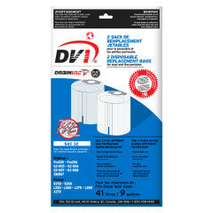 DrainVac SAC32 S2/3 9 gal Bags 2pk