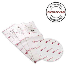 Cyclovac E100 GS110 GS115 Bags 3pk with Filter