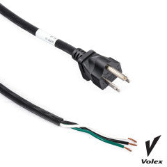 Commercial Power Cord 50' Black - Vacuum Central 