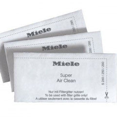 Miele Super Air Clean Exhaust Filters 3pk