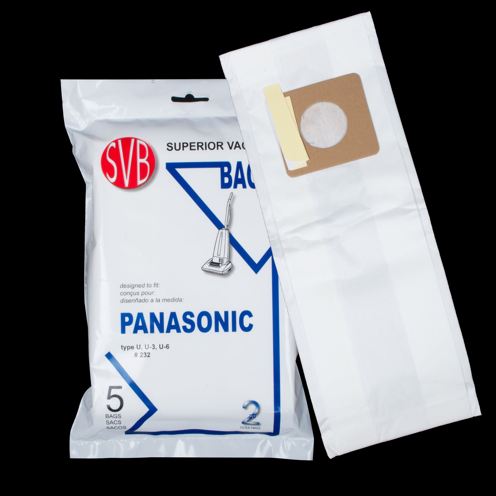 Panasonic U Bags 3pk