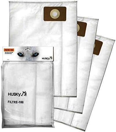 Husky Central Vacuum Bag  15" x 21" 3pk-186